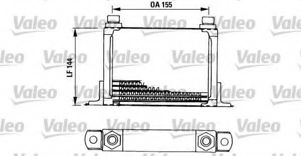 VALEO 816666 масляний радіатор, моторне масло