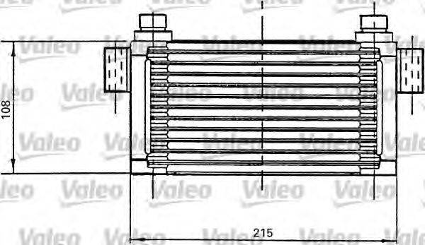 VALEO 816670 масляний радіатор, моторне масло