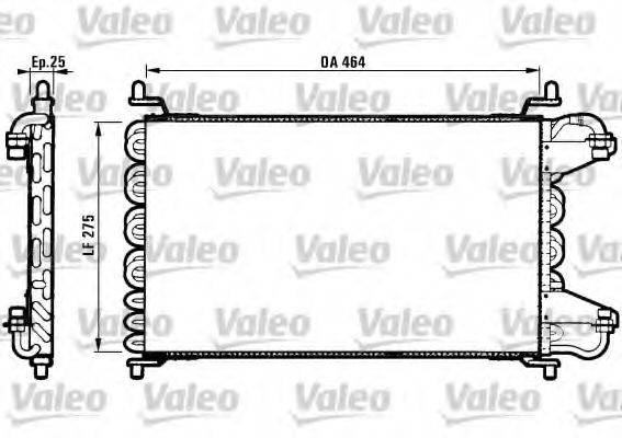 VALEO 816725 Конденсатор, кондиціонер