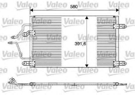 VALEO 816839 Конденсатор, кондиціонер