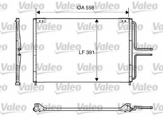 VALEO 816867 Конденсатор, кондиціонер