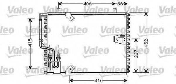 VALEO 816874 Конденсатор, кондиціонер