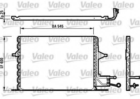 VALEO 816899 Конденсатор, кондиціонер