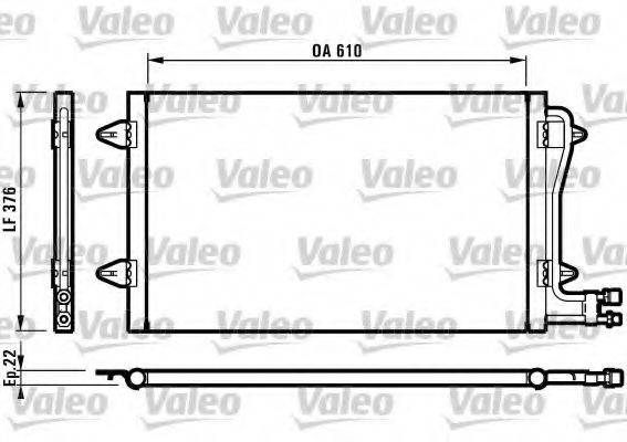 VALEO 816996 Конденсатор, кондиціонер