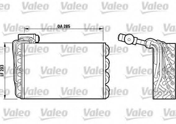 VALEO 817094 Випарник, кондиціонер