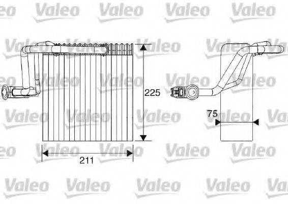 VALEO 817161 Випарник, кондиціонер