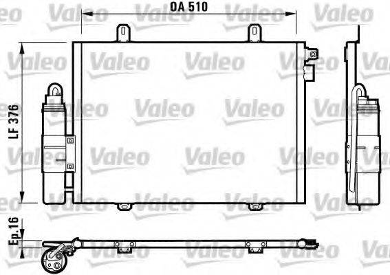 VALEO 817171 Конденсатор, кондиціонер