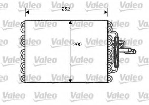 VALEO 817219 Випарник, кондиціонер