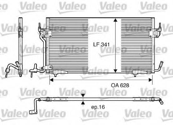 VALEO 817229 Конденсатор, кондиціонер