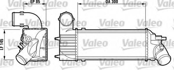 VALEO 817437 Інтеркулер