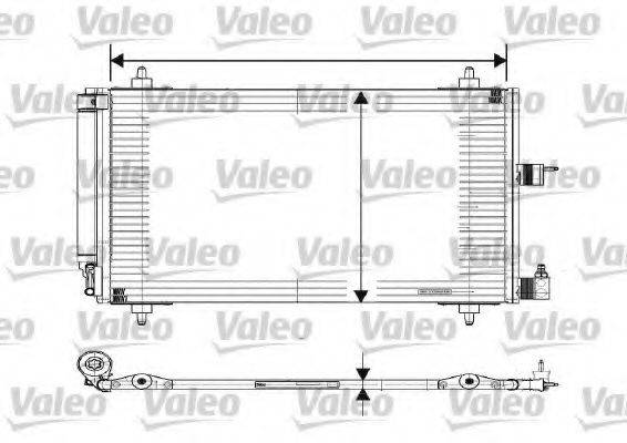 VALEO 817508 Конденсатор, кондиціонер