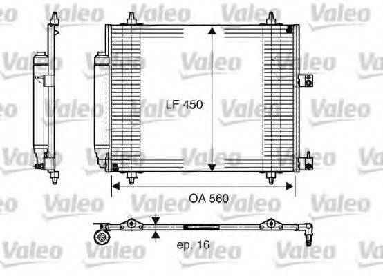 VALEO 817579 Конденсатор, кондиціонер