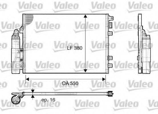 VALEO 817661 Конденсатор, кондиціонер