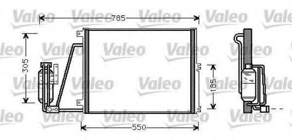 VALEO 817670 Конденсатор, кондиціонер