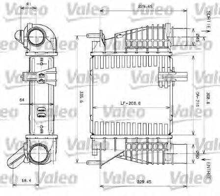 VALEO 817699 Інтеркулер