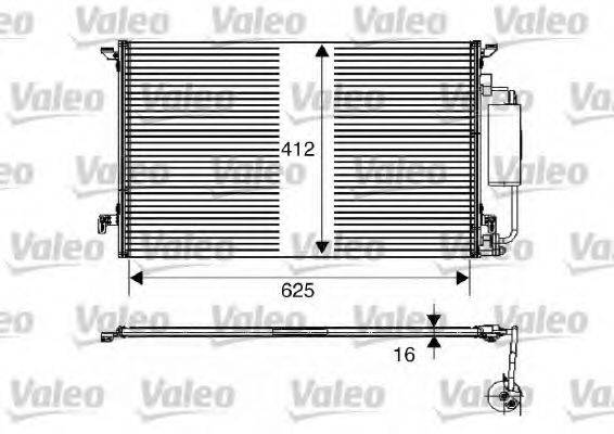 VALEO 817711 Конденсатор, кондиціонер