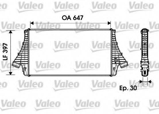 VALEO 817729 Інтеркулер