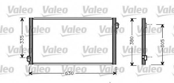 VALEO 817783 Конденсатор, кондиціонер