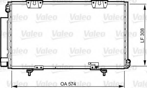 VALEO 817803 Конденсатор, кондиціонер