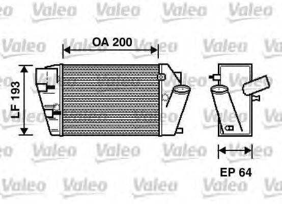 VALEO 817870 Інтеркулер