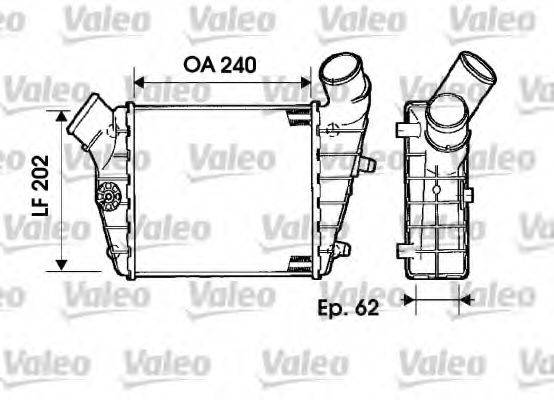 VALEO 817901 Інтеркулер