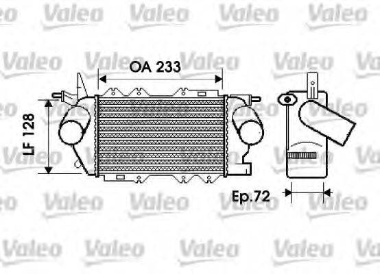 VALEO 817917 Інтеркулер