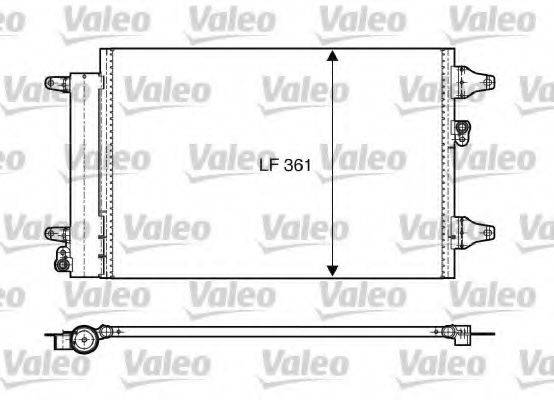 VALEO 818004 Конденсатор, кондиціонер