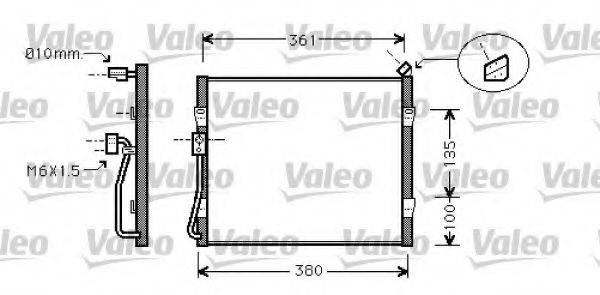 VALEO 818031 Конденсатор, кондиціонер