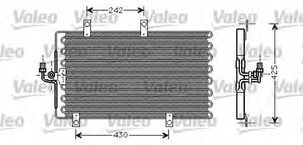 VALEO 818051 Конденсатор, кондиціонер