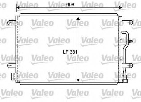 VALEO 818190 Конденсатор, кондиціонер