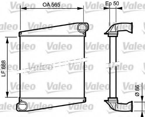 VALEO 818873 Інтеркулер