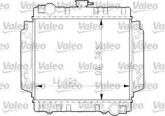 VALEO 819167 Радіатор, охолодження двигуна