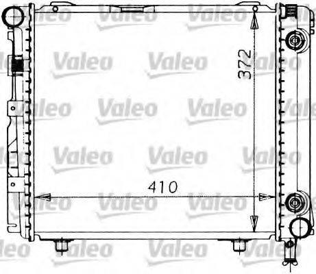 VALEO 819201 Радіатор, охолодження двигуна