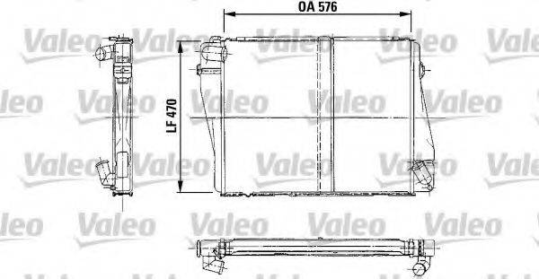 VALEO 819212 Радіатор, охолодження двигуна