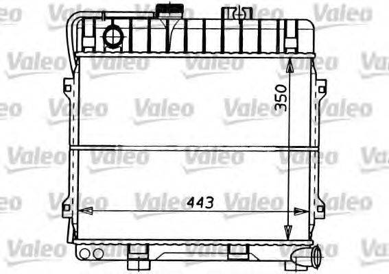 VALEO 819390 Радіатор, охолодження двигуна