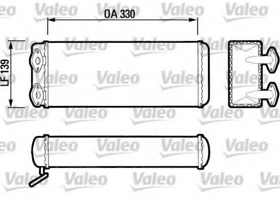 VALEO 883403 Теплообмінник, опалення салону