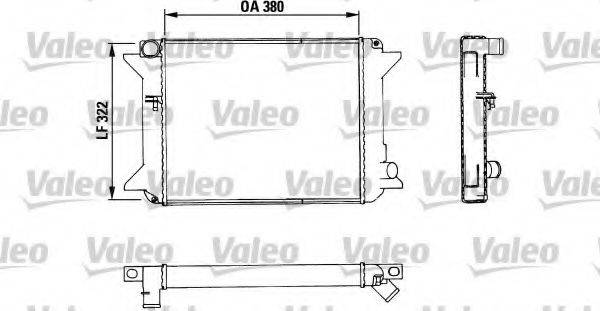 VALEO 883464 Радіатор, охолодження двигуна