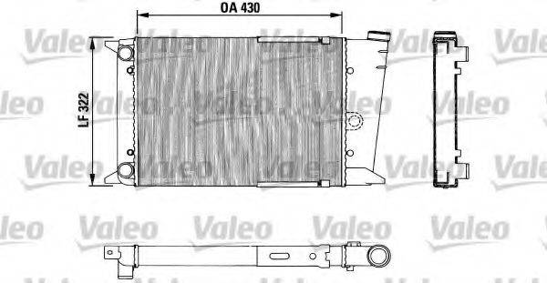 VALEO 883678 Радіатор, охолодження двигуна