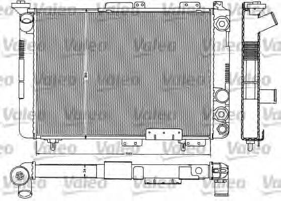 VALEO TA204 Радіатор, охолодження двигуна
