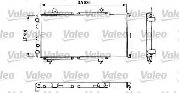 VALEO 883765 Радіатор, охолодження двигуна