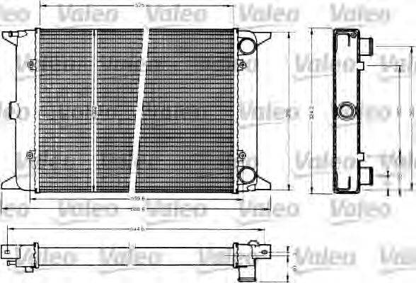 VALEO 883766 Радіатор, охолодження двигуна