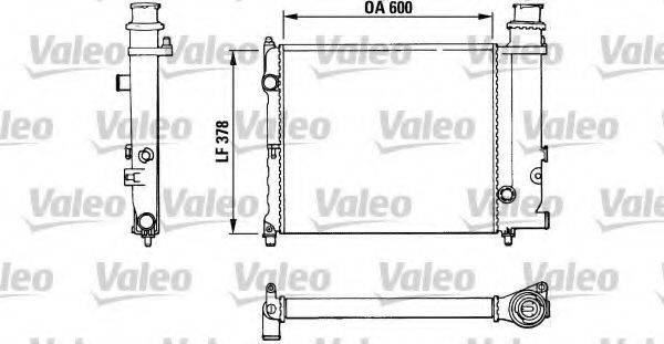 VALEO 883773 Радіатор, охолодження двигуна