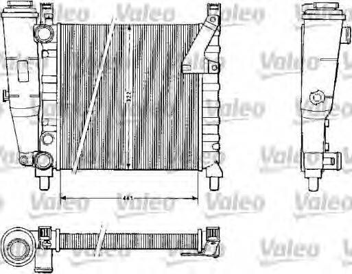 VALEO 883813 Радіатор, охолодження двигуна