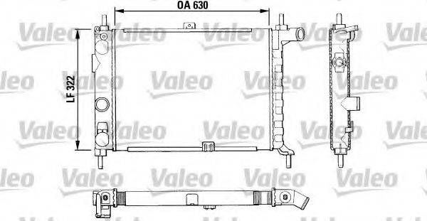 VALEO 883858 Радіатор, охолодження двигуна