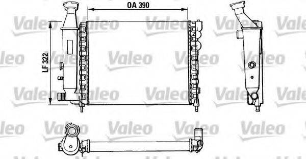 VALEO 883866 Радіатор, охолодження двигуна