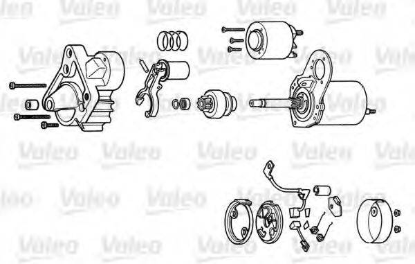 VALEO D6RA76 Стартер