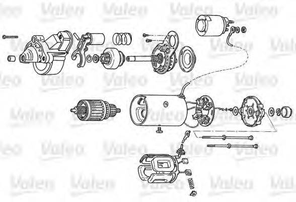 VALEO D7G26 Стартер