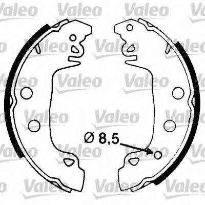 VALEO 562980 Комплект гальмівних колодок