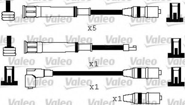 VALEO 346574 Комплект дротів запалювання