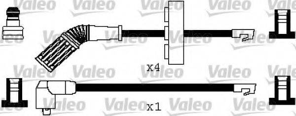 VALEO 346524 Комплект дротів запалювання